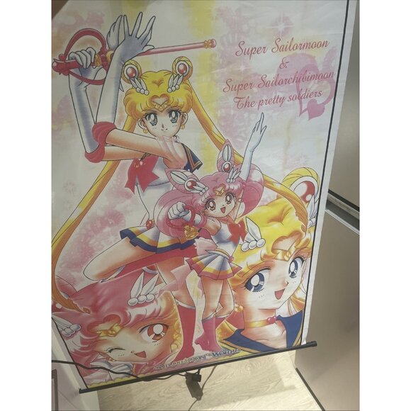 Sailor Moon Anime Wall Scroll Poster 31” x 43” Banner Cloth Poster Collectible - Picture 2 of 3
